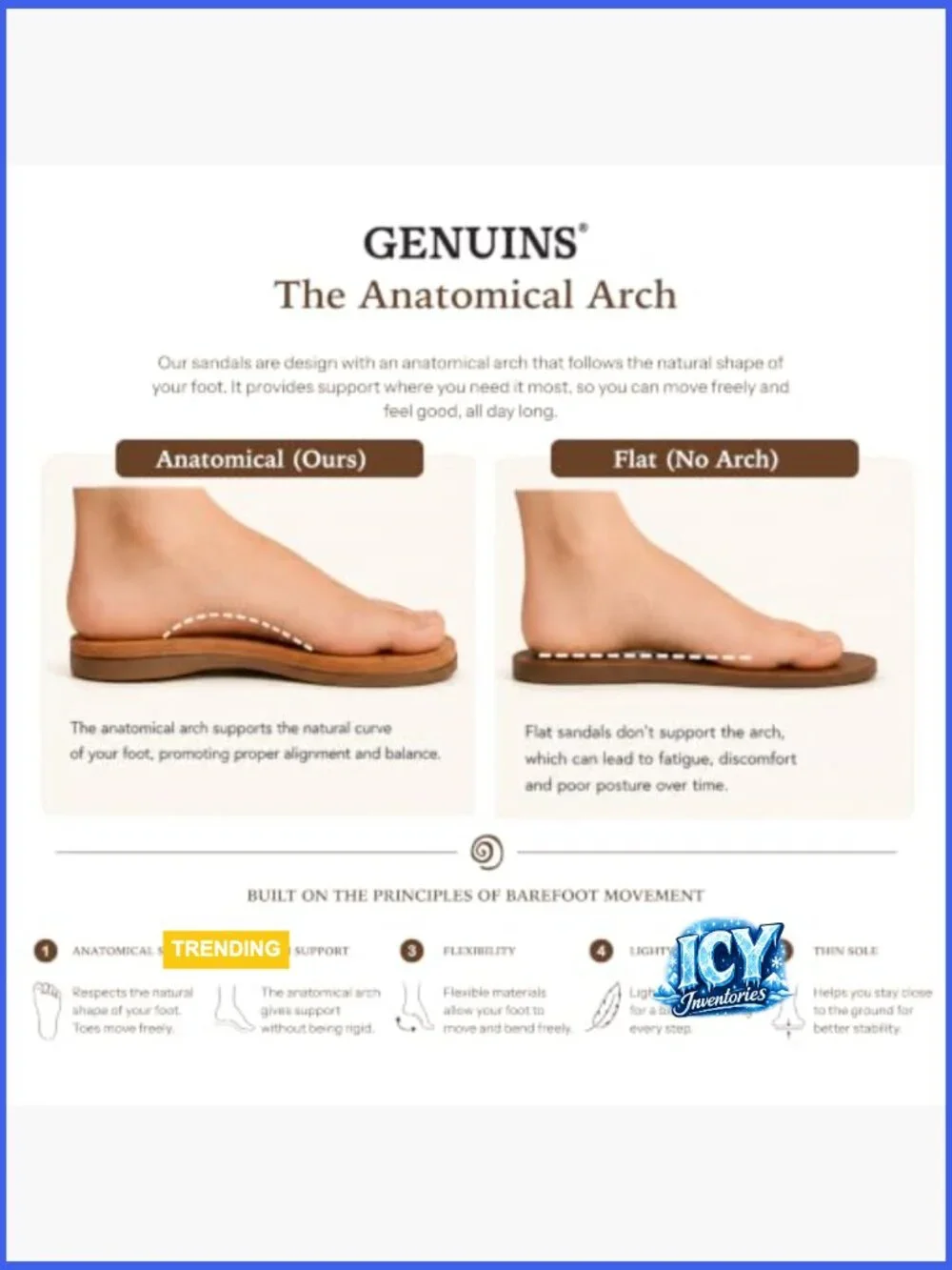 Oiled Leather Sandals Cork Footbed EVA Sole Adjustable Buckle Strap Slip On